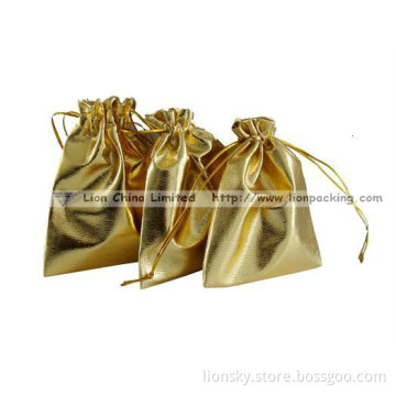 Gold Metallic Pouch